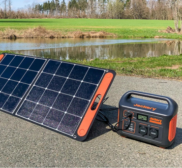 Jackery Explorer 1000 + SolarSaga 100 Solarpanel