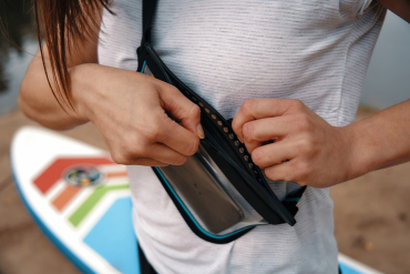 Fidlock HERMETIC Sling Bag blau transparent