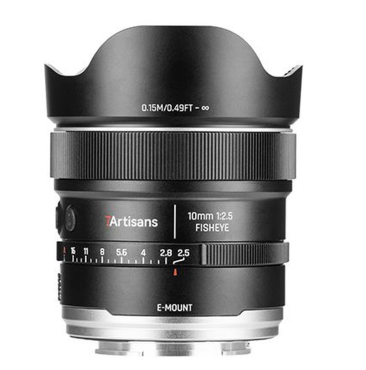 7Artisans AF 10mm f/2.5 MAX Fisheye Sony E