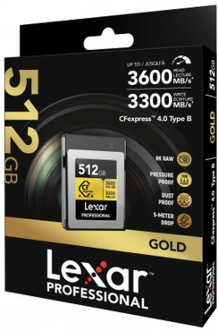 Lexar CFexpress Professional Type-B Gold 4.0 512GB
