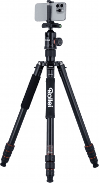 Rollei C6i Aluminiumstativ schwarz