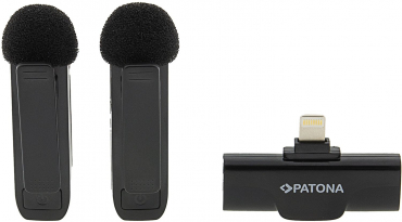 PATONA Premium Lavalier-Mikrofone für Lightning