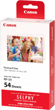 Canon RP-54 Tinten und Papiersatz Postkartenformat