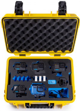 B&W Case type 4000 jaune GoPro 13