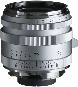Voigtländer Nokton 28mm f1,5 Type I VM asph argent