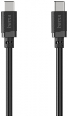Hama 201819 USB-C Ladekabel 60W 0,5m Schwarz
