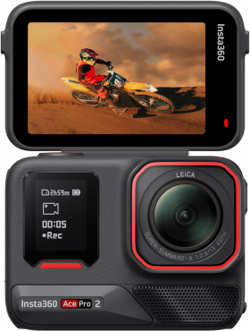 INSTA360 Ace Pro 2 Dual Battery + Xplorer Grip Kit silver