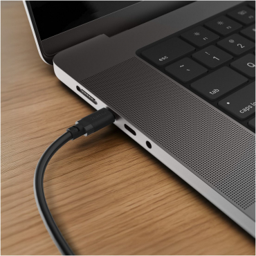 Hama 201819 USB-C Ladekabel 60W 0,5m Schwarz