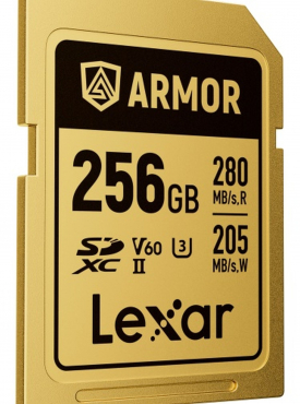 Lexar SDXC Pro Gold Series ARMOR UHS-II 256GB V60
