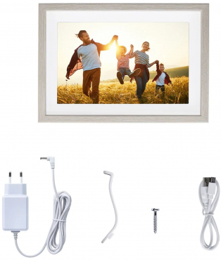 Rollei Smart Frame WiFi 108 Wooden White