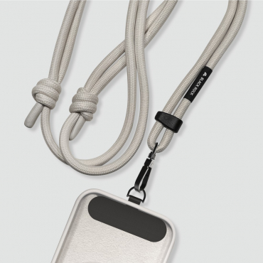Hama 221550 Black Rock Smartphone Lanyard Altweiß