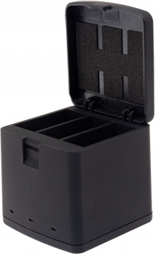 PATONA Premium Ladebox 3 Akkus GoPro Hero 9/10/11/12 inkl. USB-C Kabel