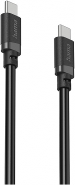 Hama 201819 USB-C Ladekabel 60W 0,5m Schwarz