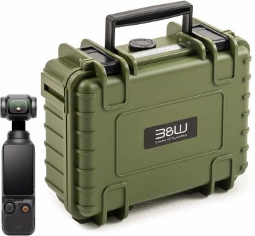 DJI Osmo Pocket 3 + B&W Case Type 500 brown/green