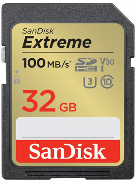 SanDisk SDHC Extreme 32GB 100MB/s V30 UHS-I