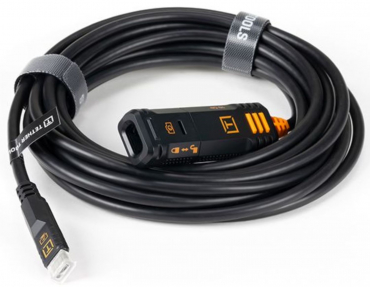 Tether Tools 10G TetherBoost Kabel mit Verriegelung USB-C 4,8m schwarz