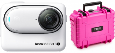 INSTA360 GO 3S 64GB White + B&W Case Type 500 pink