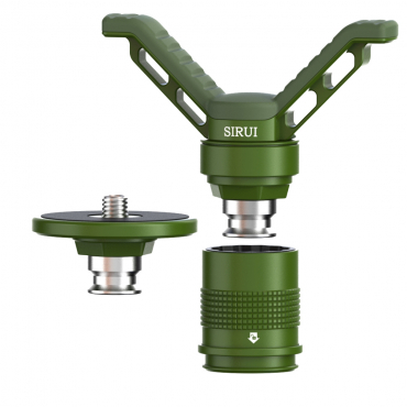 SIRUI GC-VC Gewehr-V-Halterung mit QC-MB Schnellspanner + Platte Grün - 6062911 SIRUI GC-VC Gewehr-V-Halterung mit QC-MB Schnellspanner + Platte Grün