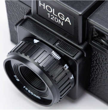 Holga 120N SW roll film camera set + filter