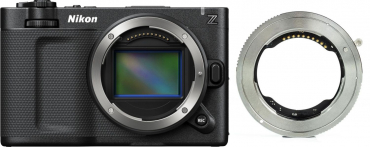 Nikon ZR + TechartPro TZE-02 Sony E an Nikon Z