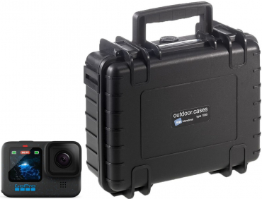 GoPro HERO12 Black + B&W Case Type 1000 schwarz