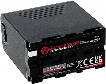 Berenstargh Akku Sony NP-F970 10500mAh USB-C Input