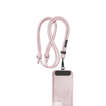 Hama 221559 Black Rock Smartphone Lanyard Hellrosa
