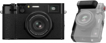 Fujifilm X100VI schwarz + SmallRig 4556 L-Griff