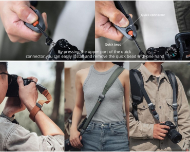 PGYTECH Kamera-Schultergurt schwarz