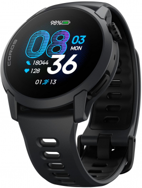 COROS Sportuhr PACE 4 Silikon Black