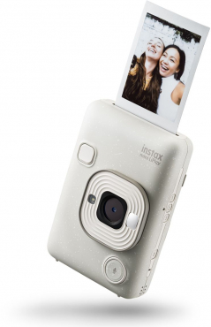 Fujifilm Instax Mini LiPlay blanc cassé + film arc-en-ciel