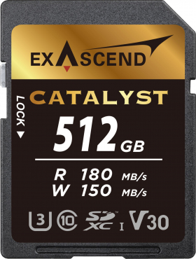 Exascend Catalyst 512GB 180MB/S V30 UHS I