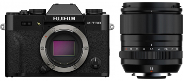 Fujifilm X-T30 III Housing Black + XF 33mm f1.4 R LM WR