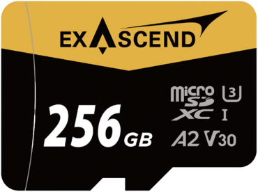 Exascend Catalyst microSD 256GB 180MB/S V30 UHS I - 6065970 Exascend Catalyst microSD 256GB 180MB/S V30 UHS I