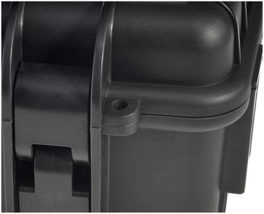 B&W Case Type 1000 RPD black with compartment divider