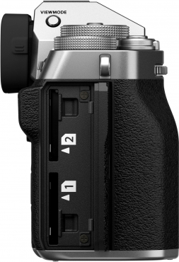 Fujifilm X-T5 body silver + XF 16-55mm f2.8 R LM WR II