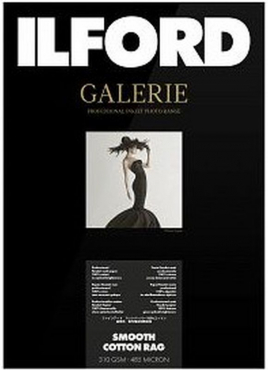 Ilford Galerie Smooth Cotton Rag 310g/m² A3+ 25 Blatt