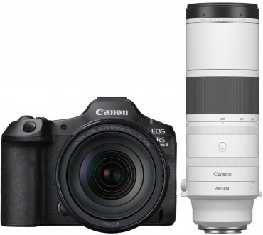 Canon EOS R5 II + RF 24-105mm f4 L IS USM + RF 200-800mm f6,3-9 IS USM