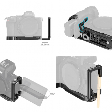 SmallRig 5256 L-förmige Montage Platte für Nikon Z5II