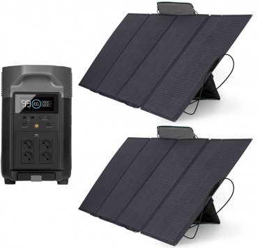 EcoFlow Delta Pro + 2x 400 W solar panel