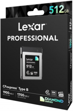 Lexar CFexpress Type-B Diamond 512GB 1900MB/S.