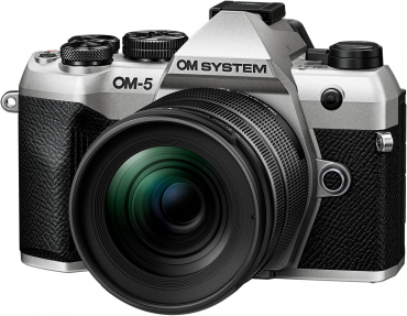 OM System OM-5 Mark II silber +OM System 12-45mm + 50-200mm f2,8 PRO