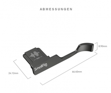 Fujifilm X100VI noir + SmallRig 4559 Poignée de pouce