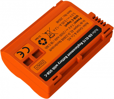 Rollei Ersatzakku EN-EL15 Nikon mit USB-C