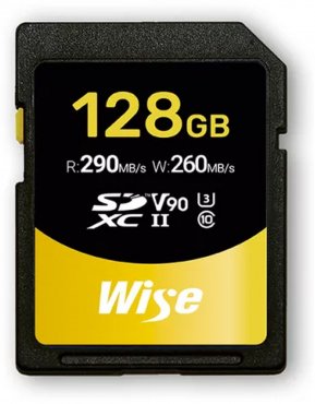 Wise SDXC UHS-II V90 128GB 290MB/s