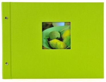 Goldbuch Schraubalbum Bella Vista Grün 28 976 schwarze Seiten 39x31cm