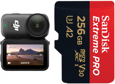 DJI Osmo Nano (128GB) + San Disk Extreme Pro 256GB 200MB