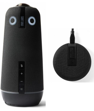 Owl Labs Meeting Owl 4+ + microphone supplémentaire, couleur anthracite