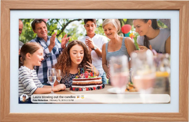 Denver Frameo 2162HH Digitaler Bilderrahmen Braun 21,5 Zoll
