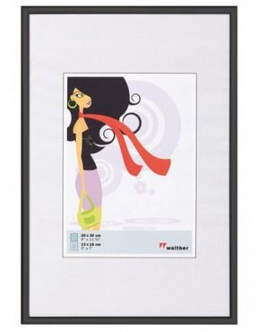 Walther Kunststoffrahmen KV050B New Lifestyle 40x50cm schwarz - 712965 Walther Kunststoffrahmen KV050B New Lifestyle 40x50cm schwarz
